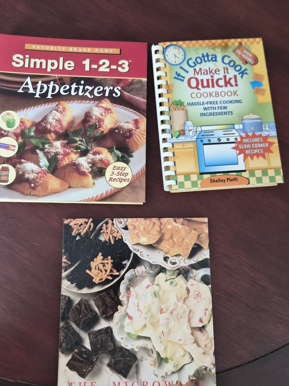 3 Cookbook -Appetizers Cookbook - Microwave Cookbook and Quick Recipes Cookbook